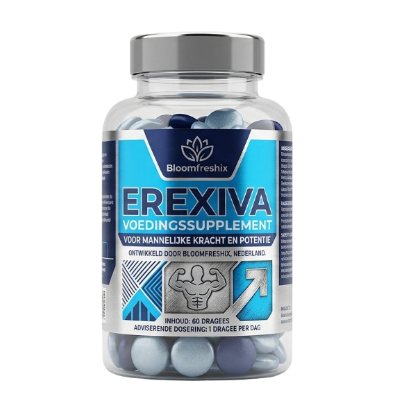 Verpakking van het Erexiva NL voedingssupplement